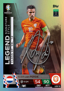 Robin van Persie Netherlands Topps Match Attax EURO 2024 Legend Signature Style #LSS12